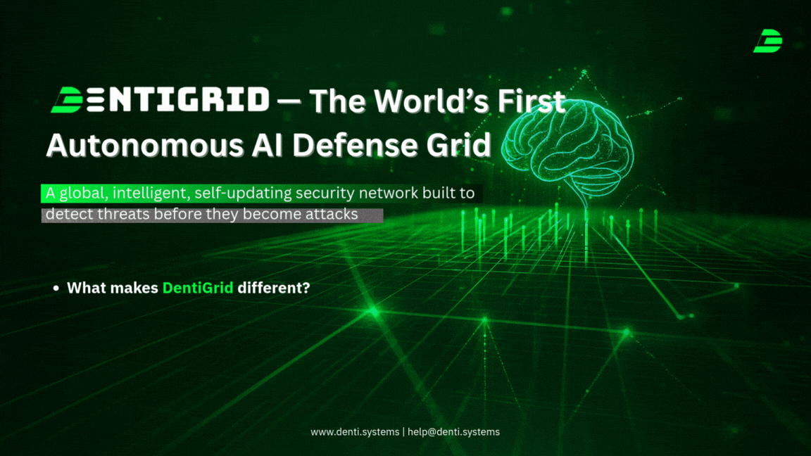 DentiSystems Announces DentiGrid — The World’s First Autonomous AI Defense Grid